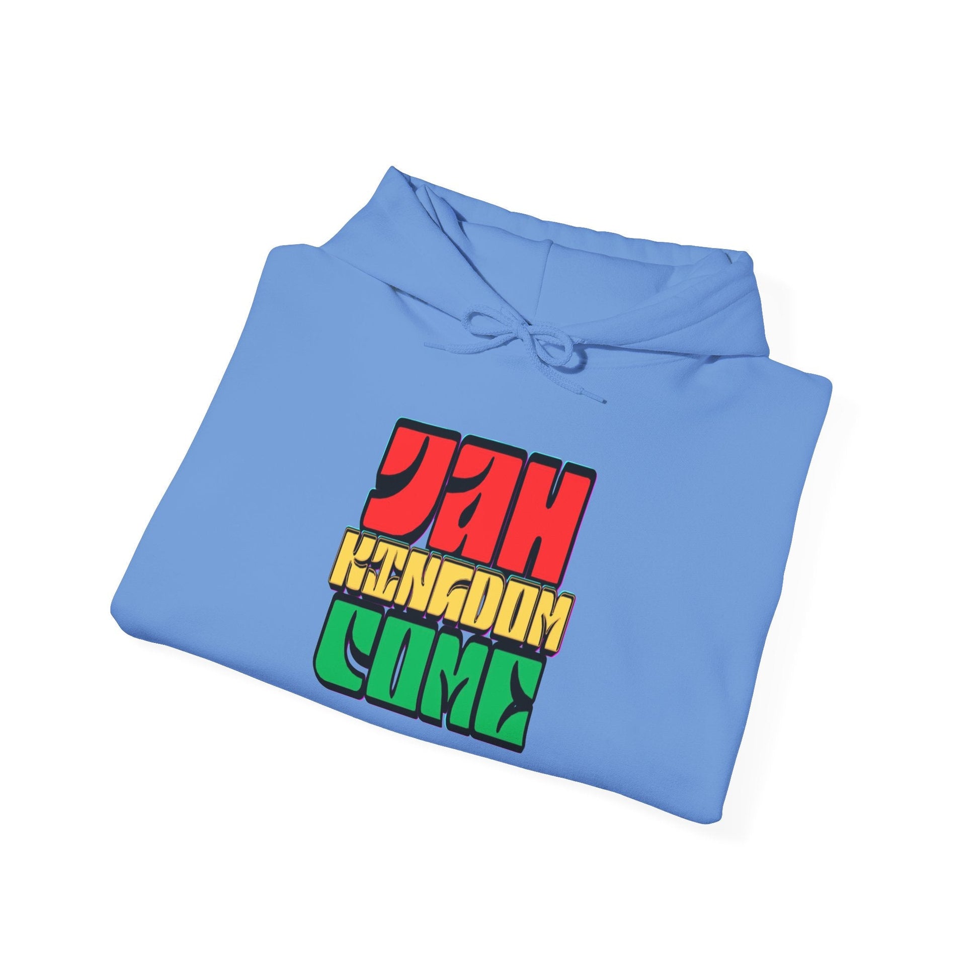 Hoodie — Jah Kingdom Come Rasta Graphic Hooded Sweatshirt Printify