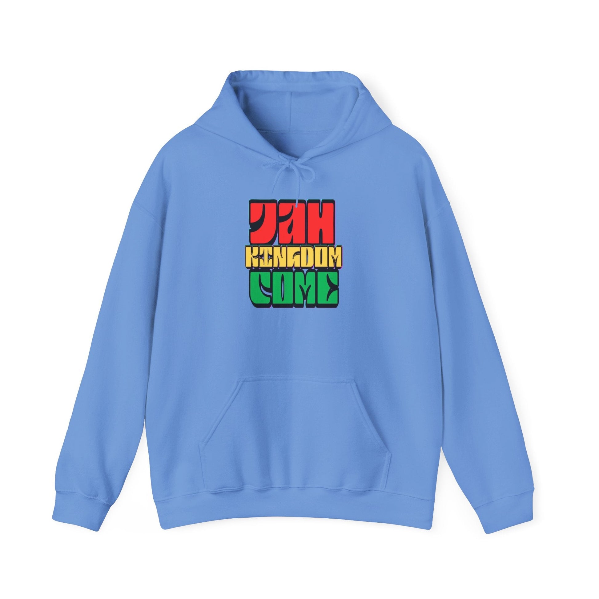 Hoodie — Jah Kingdom Come Rasta Graphic Hooded Sweatshirt Printify
