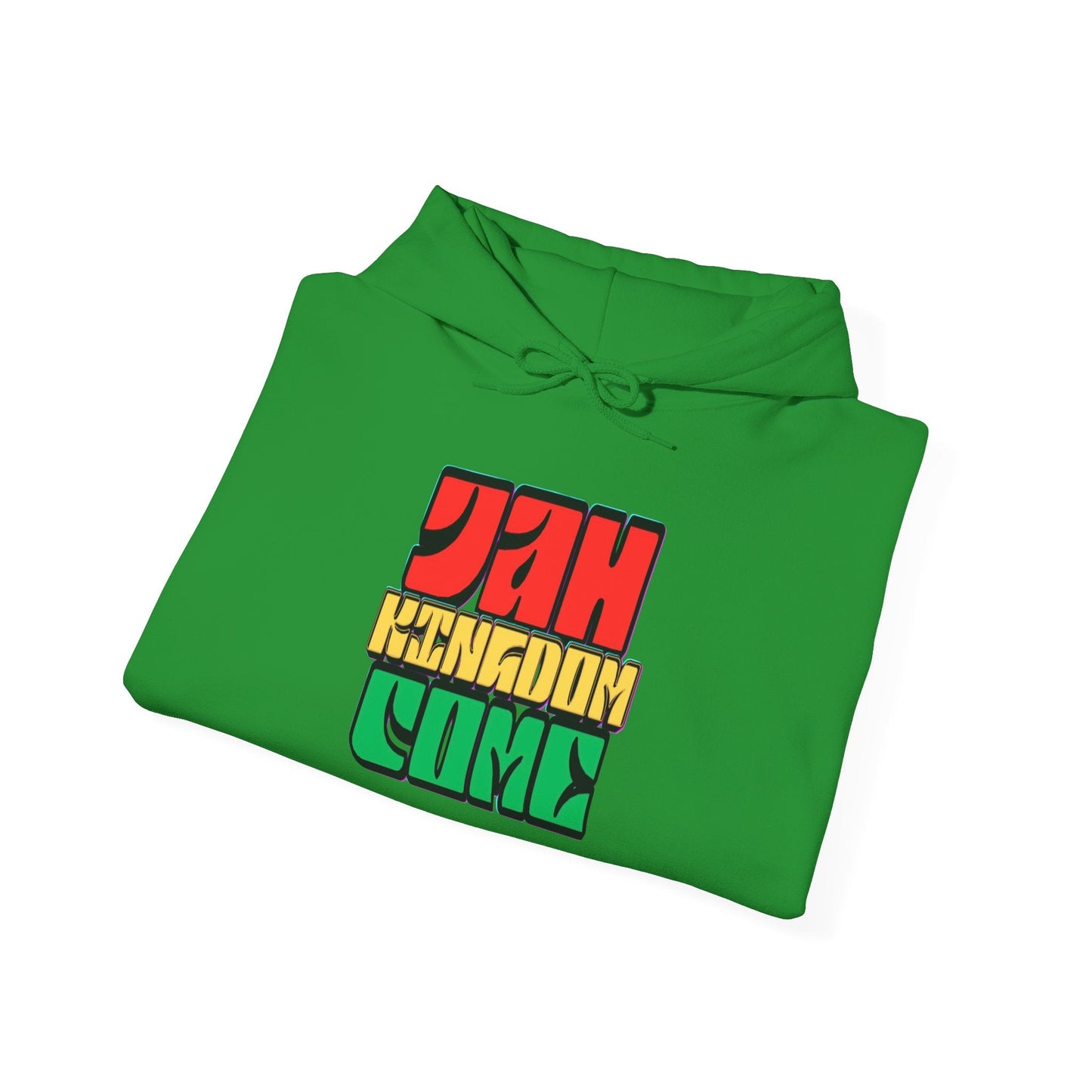Hoodie — Jah Kingdom Come Rasta Graphic Hooded Sweatshirt Printify