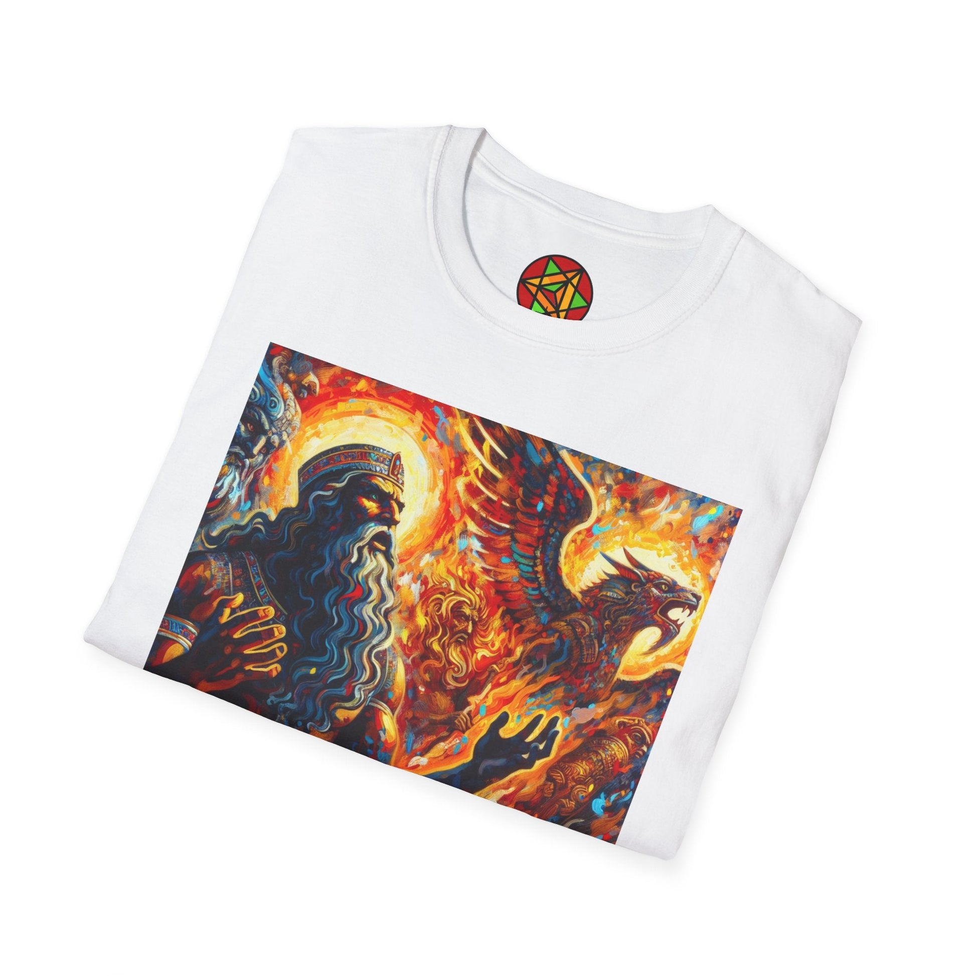 Daniel 3:26 Fiery Furnace T-Shirt — Shadrach Meshach Abednego Christian Tee Printify