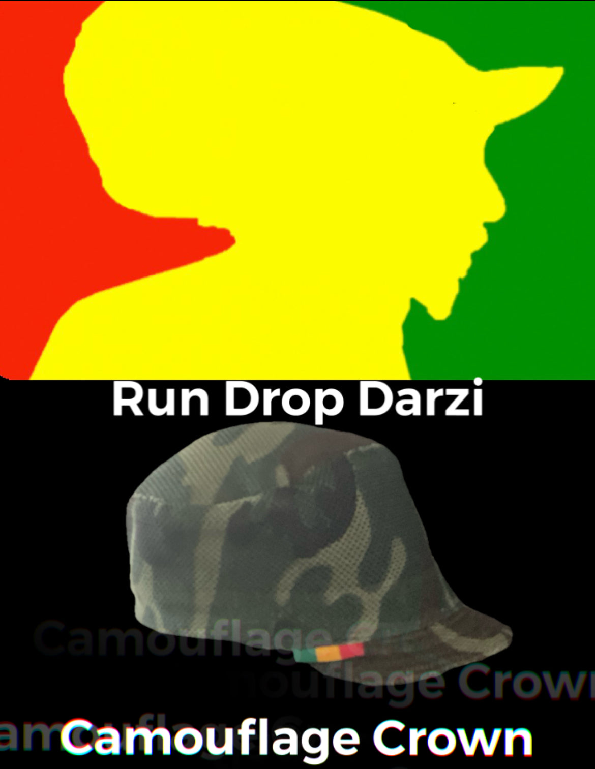 RUN DROP CAMOUFLAGE Rasta Rooster