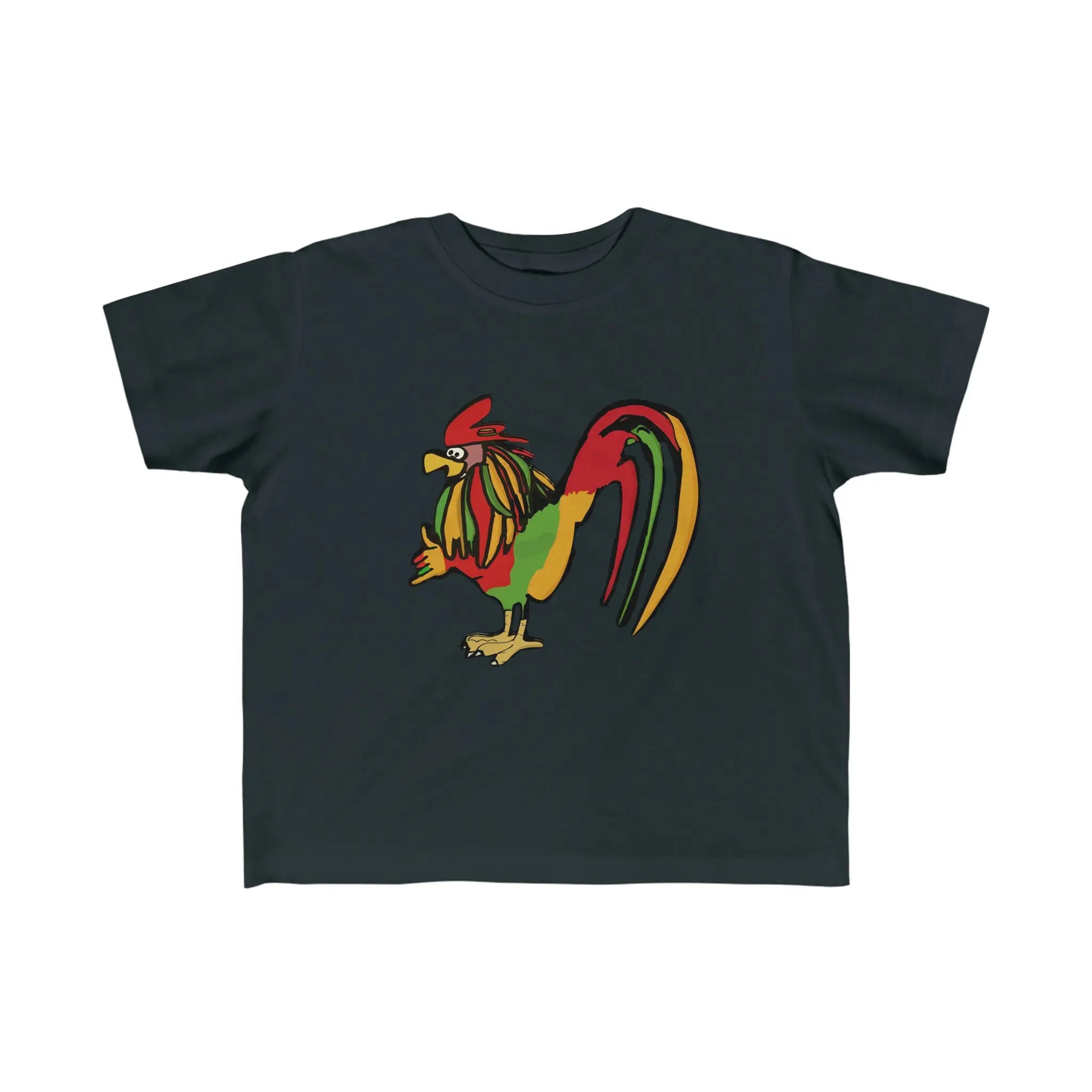 Kid's Rasta Rooster JAH Jersey Tee Printify