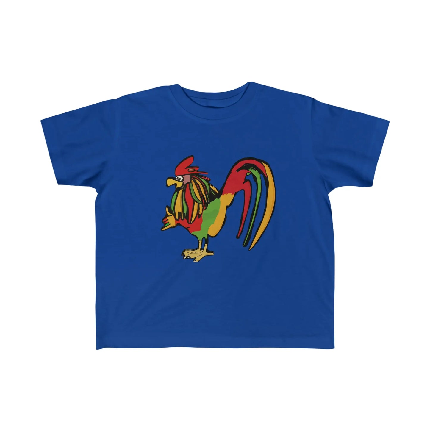 Kid's Rasta Rooster JAH Jersey Tee Printify