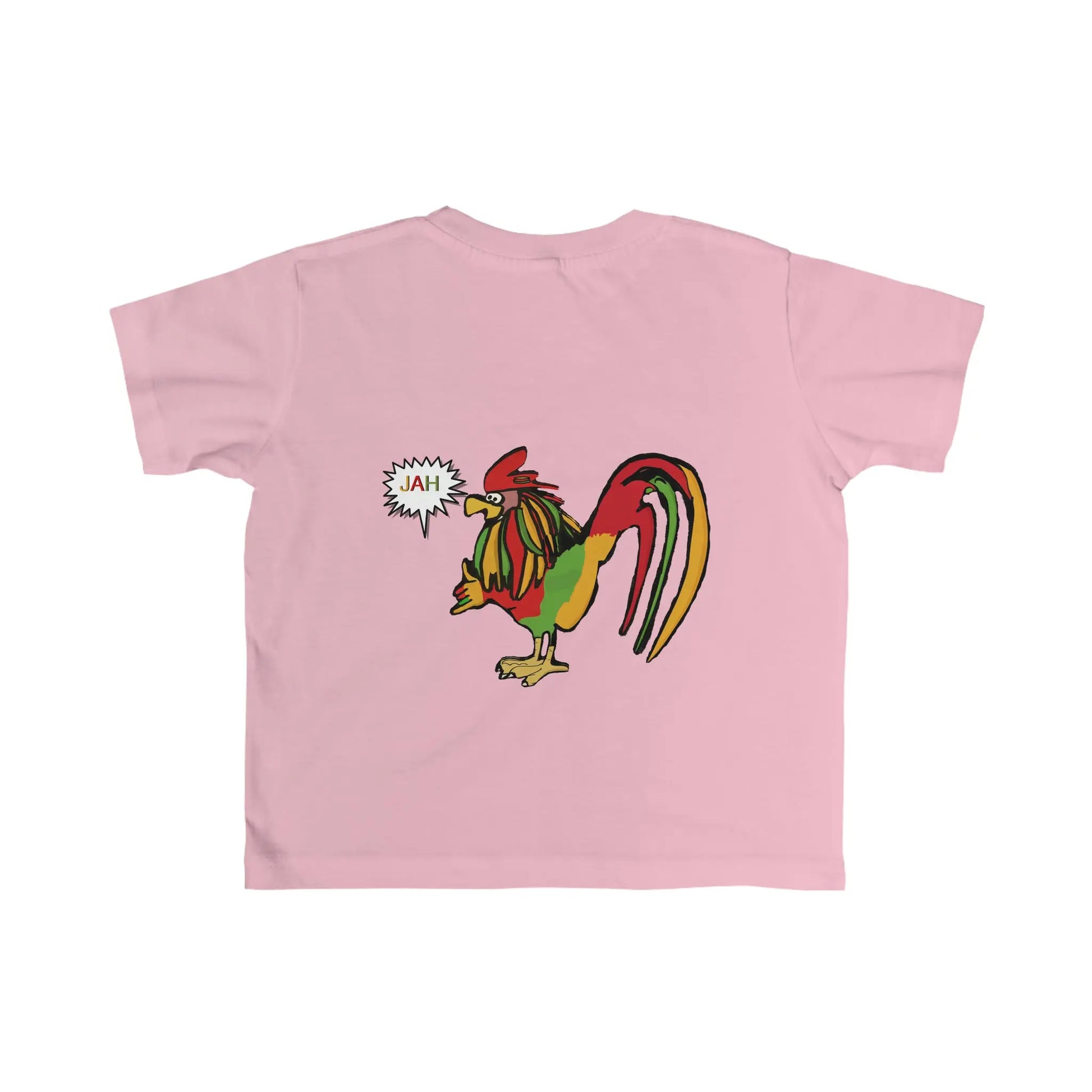 Kid's Rasta Rooster JAH Jersey Tee Printify