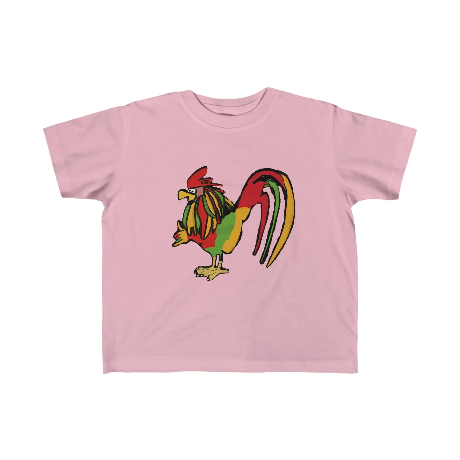 Kid's Rasta Rooster JAH Jersey Tee Printify