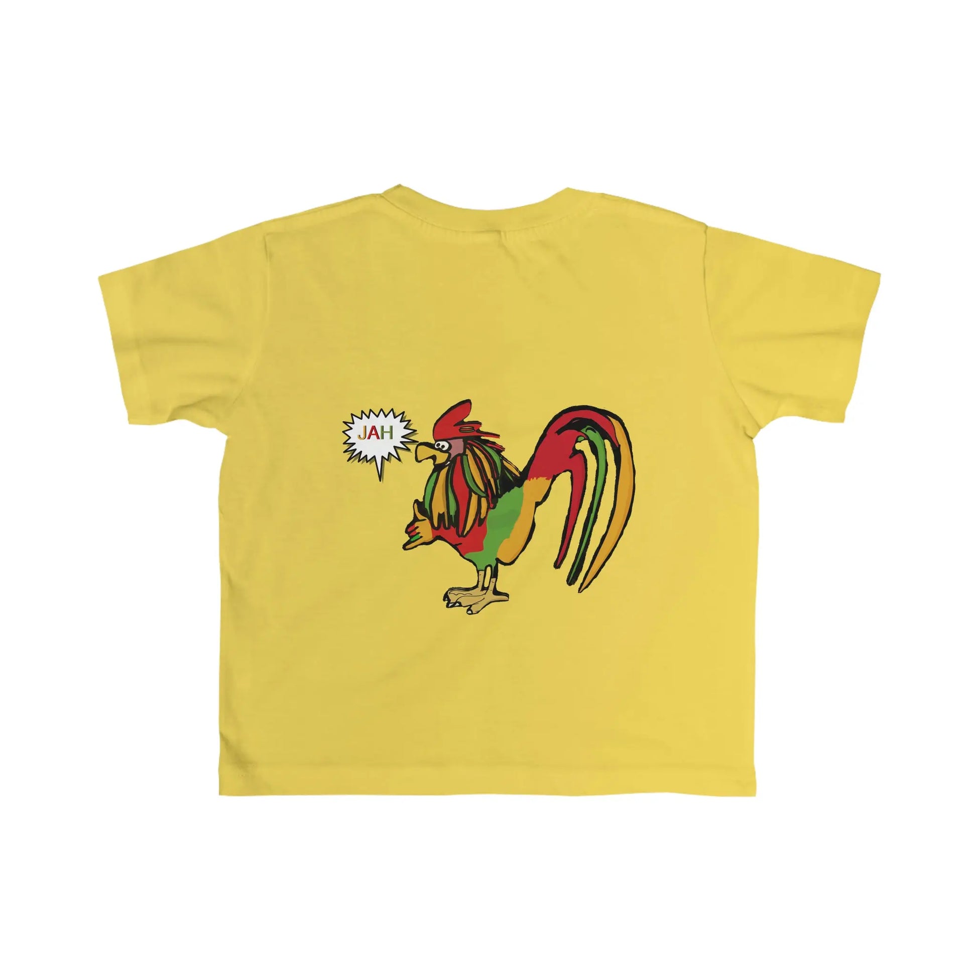 Kid's Rasta Rooster JAH Jersey Tee Printify