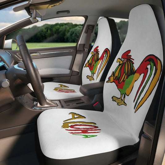Rasta Rooster Car Seat Covers