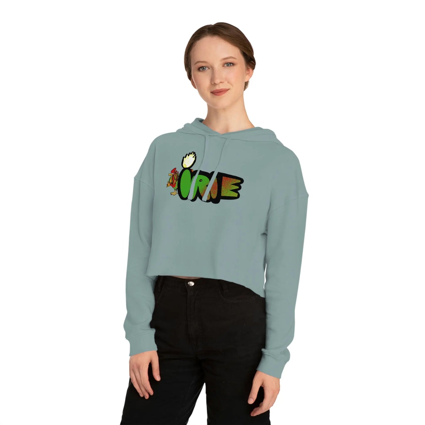 Womens Cropped IRIE Sweatshirt Printify